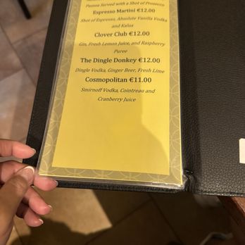 Cronins Restaurant - Irish Near Me - Killarney, Kentucky