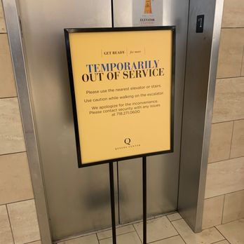 Queens Center - The elevator and escalators not working - Shopping Centers Near Me - Elmhurst, New York