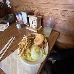 Ranch House Diner - Cowboy Burger with Bacon and Fries