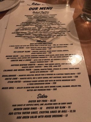 Menu photo 5 Oyster Boy Toronto, ON
