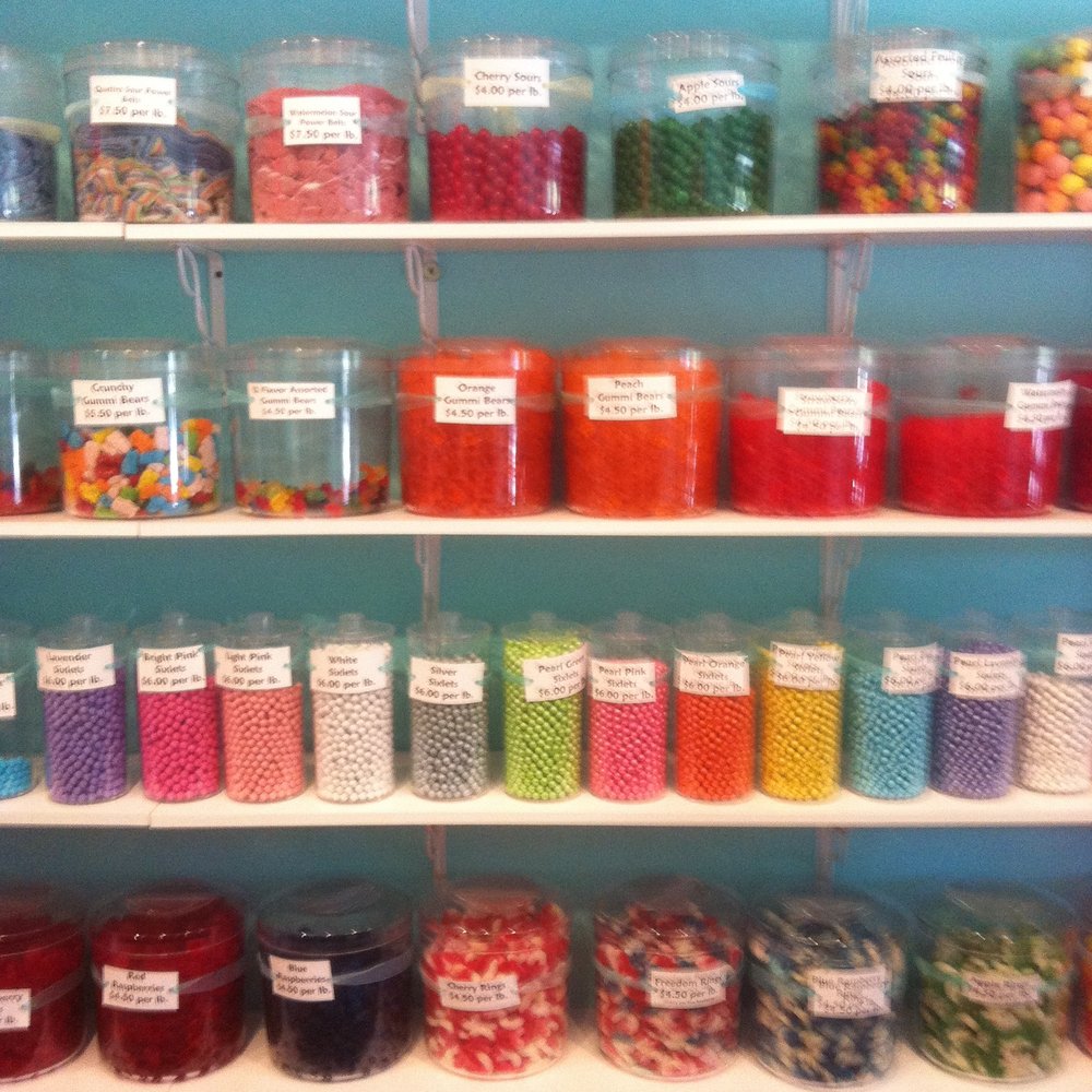 Sugary goodness behind the counter! Sugary goodness behind the counter!