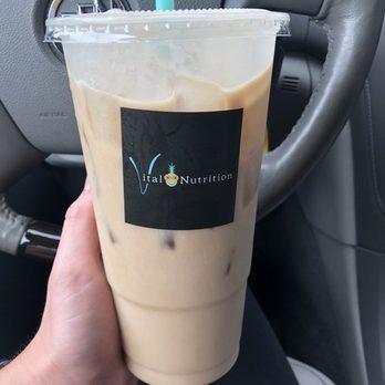 Vital Nutrition - Iced French vanilla cappuccino protein shake - Juice Bars & Smoothies Near Me - Hamilton, Alabama