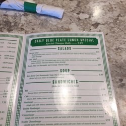 Southern Maid - Menu 2