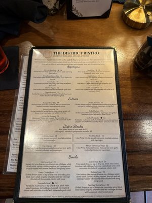 Menu photo 1 The District Bistro Clearwater, FL Menu photo 1 The District Bistro Clearwater, FL