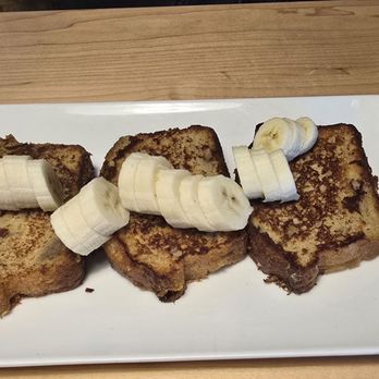 Honey Jam Cafe - Banana and nut bread french toast. - Breakfast & Brunch Near Me - Downers Grove, Illinois Honey Jam Cafe - Banana and nut bread french toast. - Breakfast & Brunch Near Me - Downers Grove, Illinois