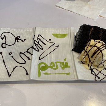 Dr Limon Ceviche Bar - Chocolate cake. Soooooo good - Seafood Near Me - Miami, Florida Dr Limon Ceviche Bar - Chocolate cake. Soooooo good - Seafood Near Me - Miami, Florida