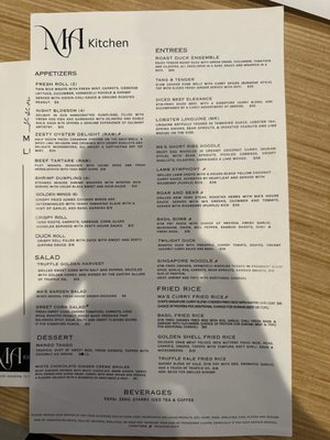 Menu photo 2 Mana Thai Kitchen Houston, TX
