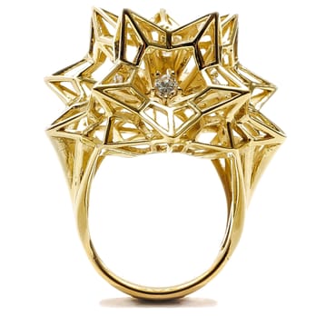 John Brevard - Helix Frame Diamond Ring - Accessories Near Me - New York, New York