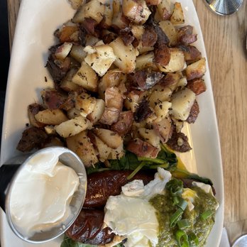 Cafe Dantorels - Chorizo Benedict $19 - Cafes Near Me - Sacramento, California