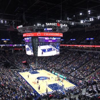 Target Center - View from season ticket seats - Stadiums & Arenas Near Me - Minneapolis, Minnesota
