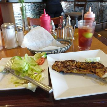 The Black Beans Cafe - 2xsalad and pork steak - Latin American Near Me - Hollywood, Florida The Black Beans Cafe - 2xsalad and pork steak - Latin American Near Me - Hollywood, Florida