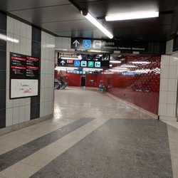 Finch West Station - Concourse between subway platform & bus platform at ground level. January 2019