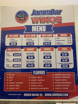 Menu photo 2 JammBar Wings Fort Pierce, FL