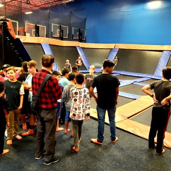 Sky Zone Trampoline Park - Dodge ball. - Trampoline Parks Near Me - Anaheim, California Sky Zone Trampoline Park - Dodge ball. - Trampoline Parks Near Me - Anaheim, California