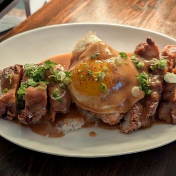 Noreetuh - Mochiko chicken loco moco - New American Near Me - New York, New York Noreetuh - Mochiko chicken loco moco - New American Near Me - New York, New York