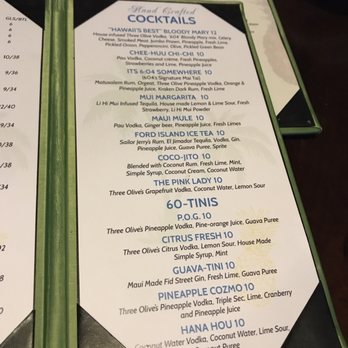 Restaurant 604 - cocktails - Breakfast & Brunch Near Me - Honolulu, Hawaii Restaurant 604 - cocktails - Breakfast & Brunch Near Me - Honolulu, Hawaii