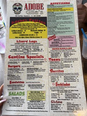 Menu photo 1 Adobe Gilas Rosemont, IL