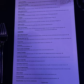 Selva Grill - Menu - Spanish Near Me - Sarasota, Florida Selva Grill - Menu - Spanish Near Me - Sarasota, Florida
