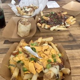 Dragon Fries, Poutine Burrito, and Funky Fungi Fries