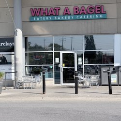 What A Bagel - Front signage