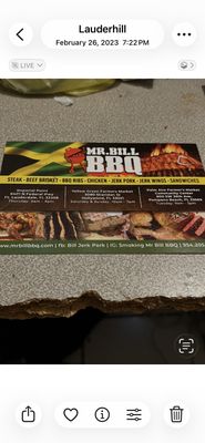 Menu photo 1 Mr Bill BBQ Fort Lauderdale, FL
