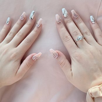 Magic Nails - Marble and rhinestone - Nail Salons Near Me - Ypsilanti, Michigan Magic Nails - Marble and rhinestone - Nail Salons Near Me - Ypsilanti, Michigan