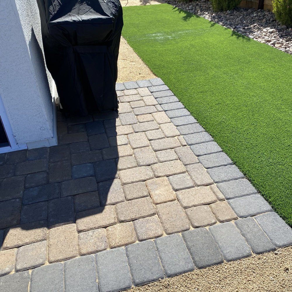 Nile River Landscape - New pavers - Snow Removal Near Me Nile River Landscape - New pavers - Snow Removal Near Me
