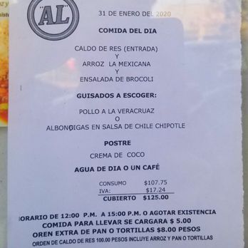 AL - Lunch specials - Cafeteria Near Me - Monterrey, NLE AL - Lunch specials - Cafeteria Near Me - Monterrey, NLE