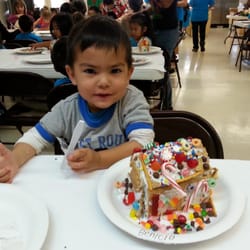 Wahiawa Baptist Preschool & Jr  Kindergarten - Finished gingerbread house!