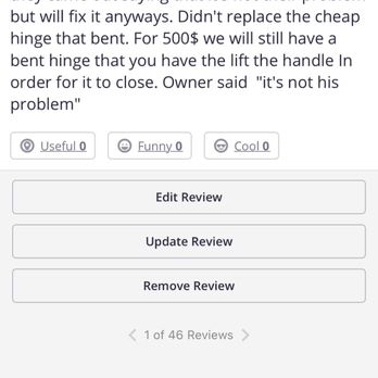 Mobil Screen Pro - First review after it broke with in two weeks and blamed me for the broken bent hinge - Door Sales/Installation Near Me - San Marcos, California Mobil Screen Pro - First review after it broke with in two weeks and blamed me for the broken bent hinge - Door Sales/Installation Near Me - San Marcos, California