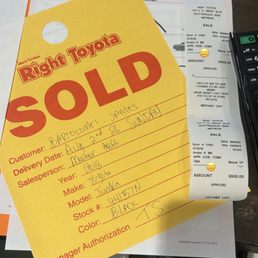 Picture of documents confirming the deposit on the truck sent via text Picture of documents confirming the deposit on the truck sent via text