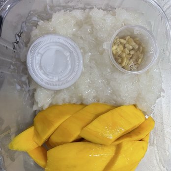 Bhan Kanom Thai - Mango sticky rice - Desserts Near Me - Los Angeles, California Bhan Kanom Thai - Mango sticky rice - Desserts Near Me - Los Angeles, California