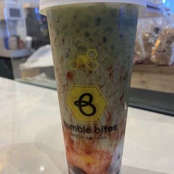 Bumble Bites - Strawberry Matcha latte - Bubble Tea Near Me - Richmond, Kentucky