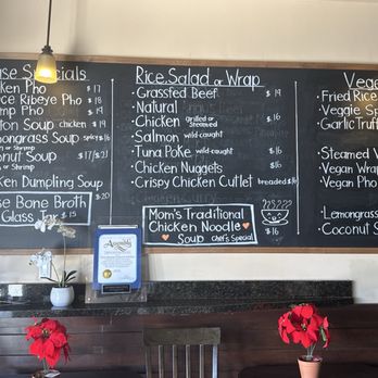 True Seasons Organic Kitchen - Menu board...so many options and vegan/vegetarian/GF friendly - Hot Pot Near Me - Anaheim, California True Seasons Organic Kitchen - Menu board...so many options and vegan/vegetarian/GF friendly - Hot Pot Near Me - Anaheim, California