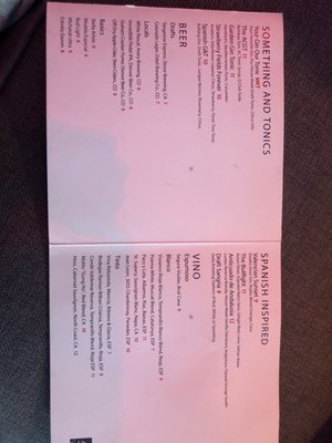 Menu photo 3 Bar AC Denver, CO