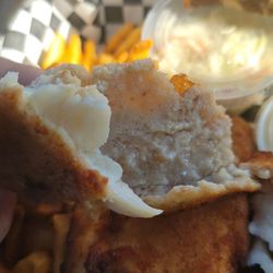 Nite Owls - Mushy breading on the inside of the fried cod