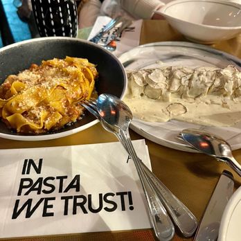 A Pasta Bar - Tagliatelle Al Tartufo Nero & Pappardelle Al Ragu Bolognese - Italian Near Me - New York, New York A Pasta Bar - Tagliatelle Al Tartufo Nero & Pappardelle Al Ragu Bolognese - Italian Near Me - New York, New York