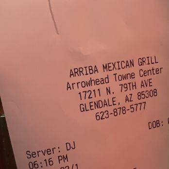 Arriba Mexican Grill - Peoria Location - Mexican Near Me - Glendale, Arizona