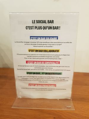 Menu photo 2 Le Social Bar Paris, 75