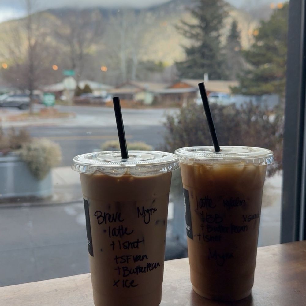 Coffee was Amazing!!   Ordered two lattes.   The view is incredible  The staff was friendly   Service was quick.   Peaceful coffee shop.
