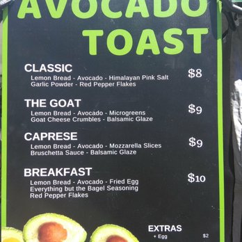 Smashed Avocado Toast - Food Stands Near Me