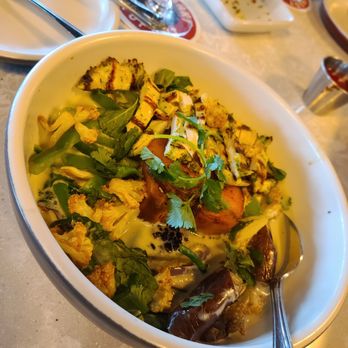 Culinary Dropout - Spicy Vegan Curry - I opted to swap out the tofu for chicken. - New American Near Me - Indianapolis, Indiana