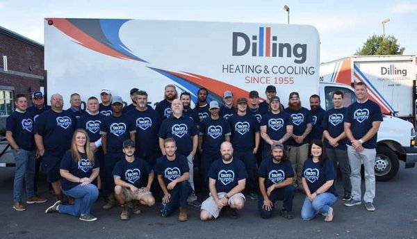 Join Our Team! - Your Life At
Dilling Heating & Cooling
We'll Invest In You: Ready to learn and grow in your career? We invest in our employee's growth and development and provide ongoing training and support, ensuring you have the skills and knowledge to excel.
Collaboration Is Key: Benefit from a collaborative work environment where you will work alongside other professionals in the field.
A Culture Of Care: We treat our employees like family, creating a culture of care that fosters collaboration, respect, and success. Join Our Team! - Your Life At
Dilling Heating & Cooling
We'll Invest In You: Ready to learn and grow in your career? We invest in our employee's growth and development and provide ongoing training and support, ensuring you have the skills and knowledge to excel.
Collaboration Is Key: Benefit from a collaborative work environment where you will work alongside other professionals in the field.
A Culture Of Care: We treat our employees like family, creating a culture of care that fosters collaboration, respect, and success.