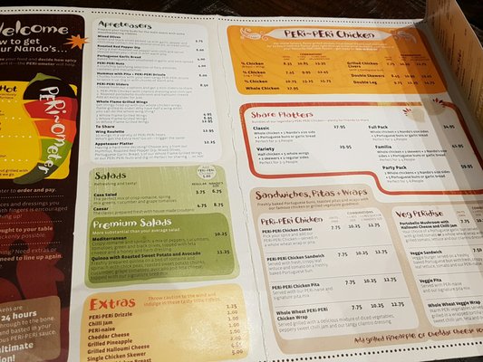 Menu photo 6 Nando's Peri-Peri Mississauga, ON Menu photo 6 Nando's Peri-Peri Mississauga, ON