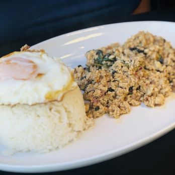 Sticky Rice - Pad Kaprow Chicken - Thai Near Me - Plantation, Florida Sticky Rice - Pad Kaprow Chicken - Thai Near Me - Plantation, Florida