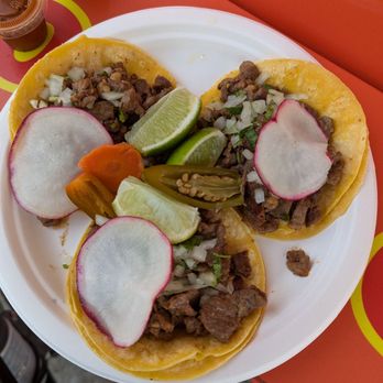 Brothers SF - Three carne asada tacos ($12) - Food Trucks Near Me - San Francisco, California Brothers SF - Three carne asada tacos ($12) - Food Trucks Near Me - San Francisco, California