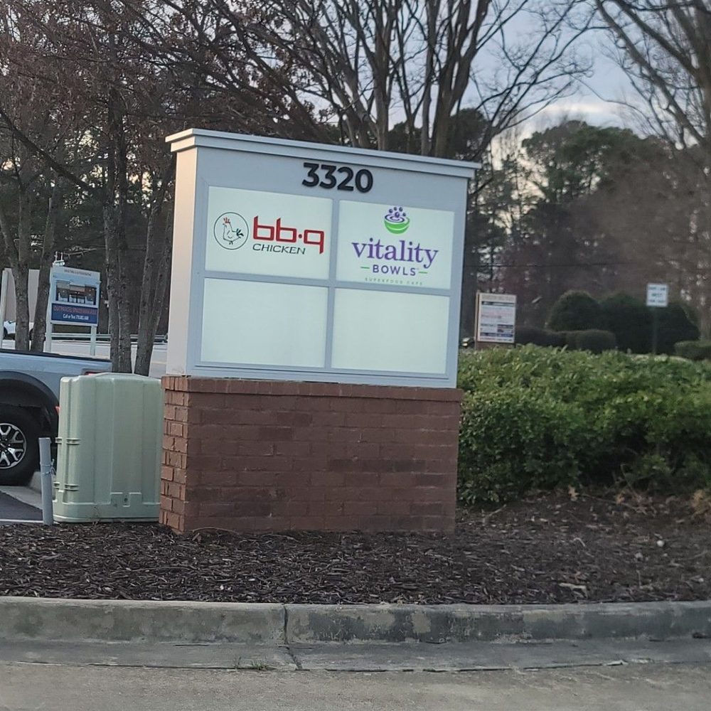 bb.q Chicken Buford - Street sign - Korean Near Me - Buford, Georgia