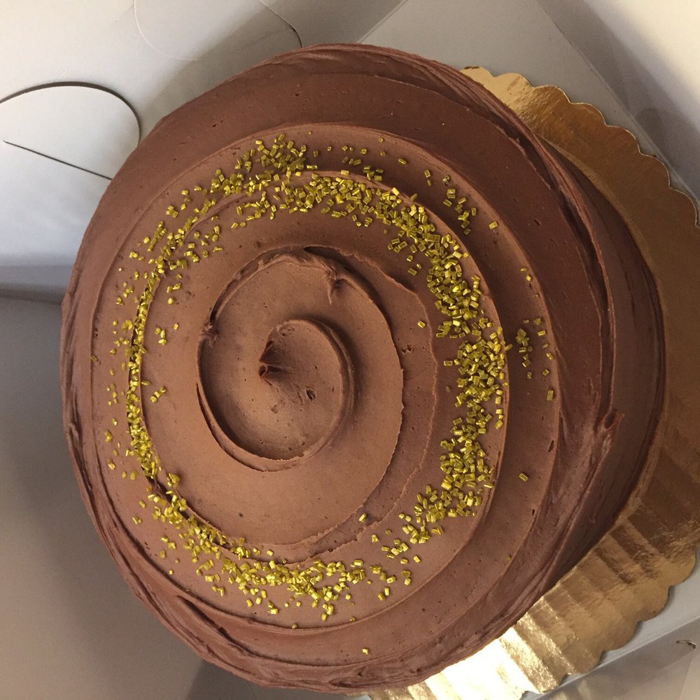 Pure deliciousness! Chocolate cake inside and out!