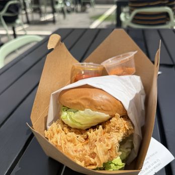 Bao Chick - Chicken sandwich heat level:hot - Chicken Shop Near Me - Irvine, California Bao Chick - Chicken sandwich heat level:hot - Chicken Shop Near Me - Irvine, California