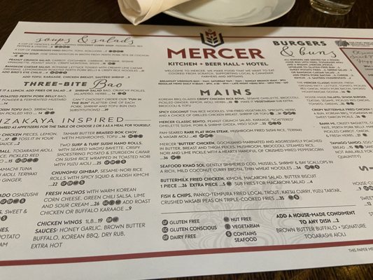 Menu photo 1 Mercer Hall Stratford, ON Menu photo 1 Mercer Hall Stratford, ON